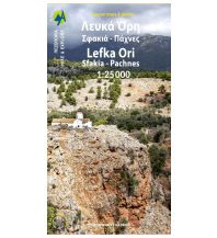 Hiking Maps Crete Anavasi Topo Kreta 11.11/11.12, Lefká Óri/Weiße Berge 1:25.000 Anavasi