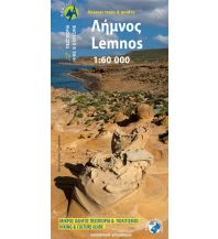 Hiking Maps Aegean Islands Anavasi Topo Island Map 10.30, Lémnos 1:60.000 Anavasi