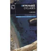 Road Maps Cyclades Terrain Maps