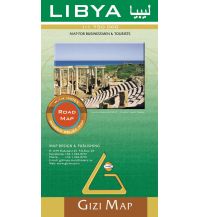 Straßenkarten Gizi Map Libyen, Straßenkarte, 1:1.750.000 Gizi Map