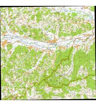 Hiking Maps Burgenland L-33-45-A Topografische Karte Ungarn - Jennersdorf/Gyanafalva 1:50.000 TOP-O-GRAF Terkepbolt Hungarian Defense Forces