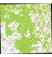 Hiking Maps L-33-46-C Topographic Map Ungarn - Csesztreg 1:50.000 TOP-O-GRAF Terkepbolt Hungarian Defense Forces