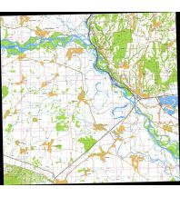 Hiking Maps L-33-70-B Military Topographic Map Ungarn - Zakany TOP-O-GRAF Terkepbolt Hungarian Defense Forces