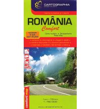 Road Maps Cartographia Road Maps - Romania 1:750.000 Cartographia Magyarország