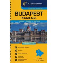 City Maps Budapest 1:20.000 Cartographia Magyarország