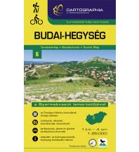 Hiking Maps Hungary Budai-hegyseg / Buda hills 1:25.000 Cartographia Magyarország