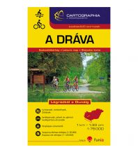 Cycling Maps Cartographia Radwanderkarte - A Dráva/Drau-Radweg 1:75.000 Cartographia Magyarország
