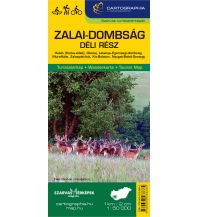 Hiking Maps Hungary Szarvas-Wanderkarte Zalai-Dombság Déli Rész 1:50.000 Cartographia Magyarország