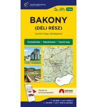 Hiking Maps Hungary Cartographia Wanderkarte TT3, Bakony - Déli Rész/Süd 1:40.000 Cartographia Magyarország