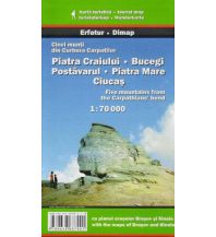 Hiking Maps Romania Dimap WK 16 Rumänien - Piatra Craiului, Bucegi, Postavarul, Piatra Mare, Ciucas 1:70.000 DIMAP & ERMAP & Szarvas & F&B