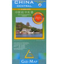 Straßenkarten Gizi Map Zentral-China, Regionalkarte China Blatt 2, 1:2.000.000  Gizi Map