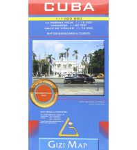 Road Maps Cuba, Geographical Map Gizi Map