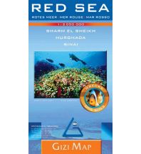 Road Maps Rotes Meer. Red Sea. Mer Rouge; Mar Rosso Gizi Map