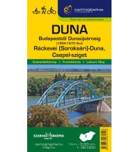 Hiking Maps Hungary Szarvas-Wanderkarte Csepel-sziget, Duna/Donau 1:30.000 Szarvas Térképek
