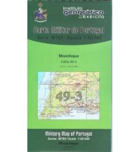 Hiking Maps Portugal Carta Militar de Portugal 49-3, Monchique (Algarve) 1:50.000 CIGeoE