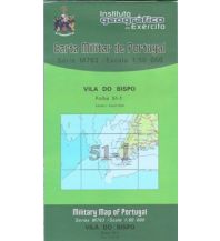 Wanderkarten Portugal Carta Militar de Portugal 51-1, Vila do Bispo (Algarve) 1:50.000 CIGeoE