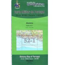 Wanderkarten Portugal Carta Militar de Portugal 52-1, Albufeira (Algarve) 1:50.000 CIGeoE