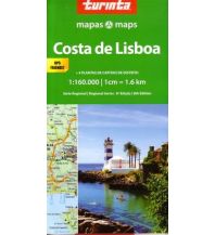 Road Maps Portugal Turinta Portugal Regional Map 4 - Lisbon Coast 1:160.000 Turinta