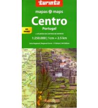 Straßenkarten Portugal Turinta Portugal Regional Map 2 - Portugal Centro 1:250.000 Turinta