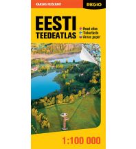 Road Maps Baltic states Eesti Teedeatlas Regio