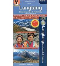 Wanderkarten Himalayan Map House Trekking Map NL510, Langtang 1:50.000 Himalayan MapHouse