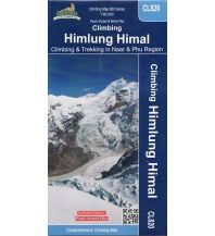 Hiking Maps Himalaya Map CL820, Climbing Himul Himal 1:60.000 Himalayan MapHouse