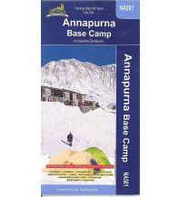 Hiking Maps Himalaya Himalayan Map House Trekking Map 500 Nepal - NA-501 - Annapurna Base Camp 1:50.000 Himalayan MapHouse