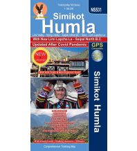 Wanderkarten Himalaya Nepa Trekking Map NS531, Simikot, Humla 1:150.000 Himalayan MapHouse