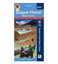 Hiking Maps Himalaya Nepa Trekking Map NS532, Saipal Himal 1:100.000 Himalayan MapHouse