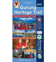 Wanderkarten Himalaya Nepa Trekking Map NA528, Gurung Heritage Trail 1:70.000 Himalayan MapHouse