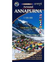 Hiking Maps Himalaya Nepa Trekking 500 Map NA524 Nepal - Around Annapurna 1:70.000 Himalayan MapHouse