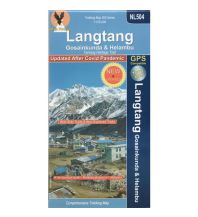 Wanderkarten Himalaya Himalayan Map House Trekking Map 500 Nepal - NL504, Langtang, Gosainkund & Helambu 1:125.000 Himalayan MapHouse