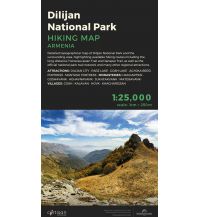 Hiking Maps Asia Cartisan Wanderkarte Dilijan National Park 1:25.000 CARTISAN