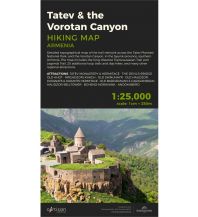 Hiking Maps Asia Cartisan Wanderkarte Tatev & the Vorotan Canyon 1:25.000 CARTISAN