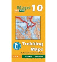 Hiking Maps Georgia Geoland Trekking Map 10, Mt. Ushba, Mestia 1:50.000 Geoland