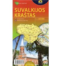Road Maps Baltic states Briedis Regionalkarte 07 Litauen - Suvalkijos krastas 1:130.000 Briedis