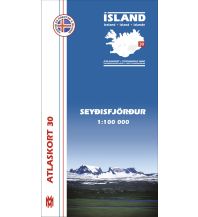 Wanderkarten Island MM Island Atlaskort 30, Seyðisfjördður 1:100.000 Mal og menning