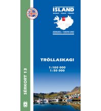 Wanderkarten Island Sérkort 13, Tröllaskagi 1:100.000/1:50.000 Mal og menning