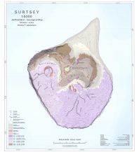 Geology and Mineralogy Náttúrufarskort Island - Surtsey 1:5.000 Mal og menning
