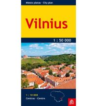 City Maps Jana Seta City Map - Vilnius 1:10.000/ 1:50.000 Jana Seta