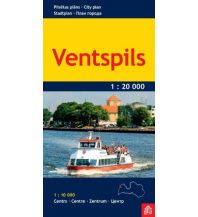 City Maps Jana Seta Stadtplan Lettland - Ventspils 1:20.000 Jana Seta