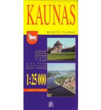 Stadtpläne Jana Seta City Plan - Kaunas 1:25.000 Jana Seta