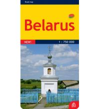 Straßenkarten Jana Seta Road Map - Belarus Weißrussland 1:750.000 Jana Seta