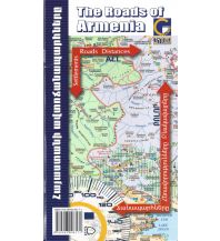 Straßenkarten Asien Collage Road Atlas - Armenien 1:400.000 Collage, Yerevan