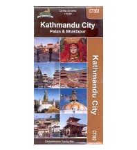 Stadtpläne HMH City Map 300 Series CT302 - Kathmandu City: Patan & Bhaktapur 1:15.000 Himalayan MapHouse
