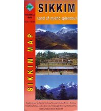 Straßenkarten Shangri-La Straßenkarte Indien - Sikkim 1:150.000 Shangri-La Design