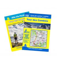 Long Distance Hiking Escursionista Guida+Carta 10, Tour des Combins 1:30.000 L'Escursionista