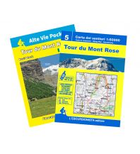 Weitwandern Escursionista Guida+Carta Tour du Mont Rose L'Escursionista
