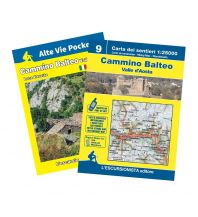 Long Distance Hiking Alta Via Pocket Map & Guide 9, Cammino Balteo 1:25.000 L'Escursionista