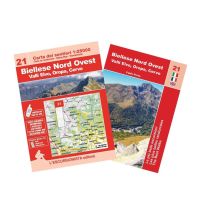 Ski Touring Maps Escursionista-Karte 21, Biellese Nord Ovest/Nordwest 1:25.000 L'Escursionista